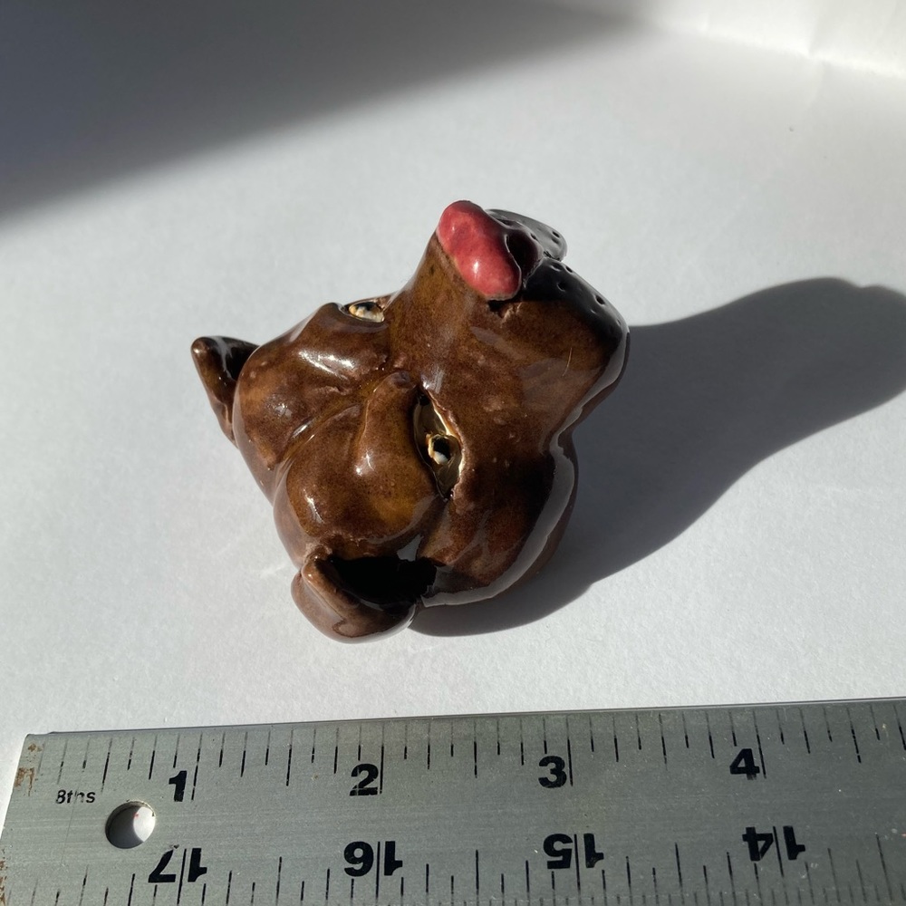 Ceramic Dog Head - Picture 2 of 5